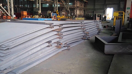 What shipbuilding steel can be used for ship hulls?