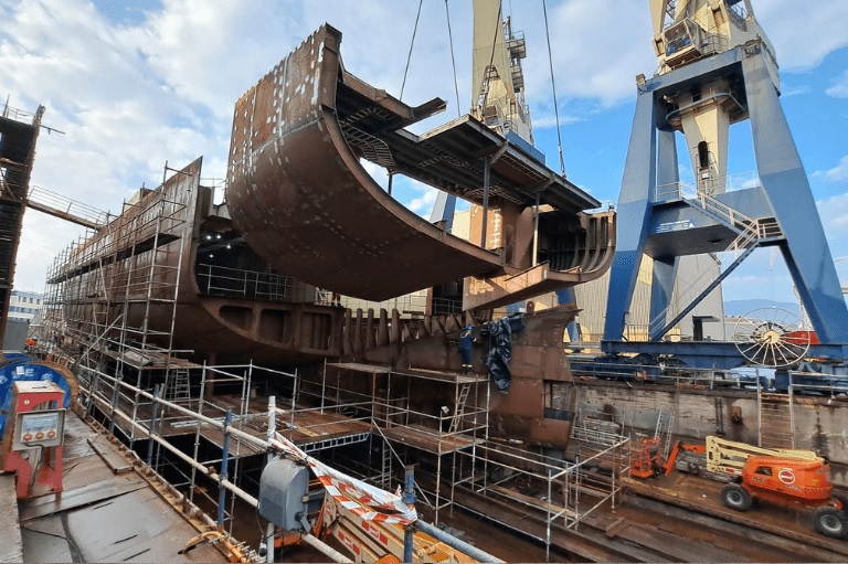 Q235 Steel in Hull Block Assembly and Temporary Construction Systems
